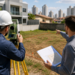 levantamento topográfico para conferir diferenças entre matrícula e área real do imóvel
